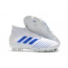 adidas Predator 19+ FG Nouvel Chaussure Blanc Bleu