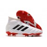 Crampons de Football adidas Predator Mania 19.1 FG ADV Blanc Rouge Noir