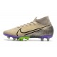 Nike Mercurial Superfly VII Elite AG-Pro Sable du Désert Noir Violet