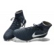 2014 Chaussure de Football Nike Magista Obra FG Bleu Marine Blanc