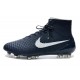 2014 Chaussure de Football Nike Magista Obra FG Bleu Marine Blanc