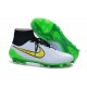 Nouvelle Crampons Nike Magista Obra FG Hommes Blanc Vert Noir Jaune