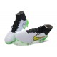 Nouvelle Crampons Nike Magista Obra FG Hommes Blanc Vert Noir Jaune