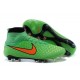 Nouvelle Crampons Nike Magista Obra FG Hommes Vert Orange Noir