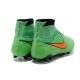 Nouvelle Crampons Nike Magista Obra FG Hommes Vert Orange Noir