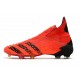 Crampons adidas Predator Freak + FG Rouge Noir Rouge Solaire