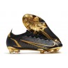 Nike Mercurial Vapor 14 Elite FG Chaussure Noir Or