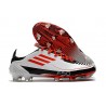 adidas F50 Ghosted Adizero FG Crampons Blanc Rouge Noir