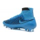 Nouvelle Crampons Nike Magista Obra FG Hommes Noir Bleu