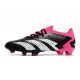 Chaussure adidas Predator Accuracy.1 L FG Noir Blanc Rose Equipe Choc