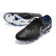 Nike Tiempo Legend X Elite FG Neuf Noir Chrome Hyper Royal