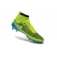 Nouvelle Crampons Nike Magista Obra FG Hommes Volt Blanc Bleu Lagon Noir