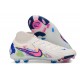 Nike Phantom Luna II Elite FG Blanc Bleu Rose