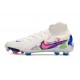 Nike Phantom Luna II Elite FG Blanc Bleu Rose