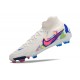 Nike Phantom Luna II Elite FG Blanc Bleu Rose