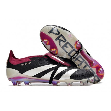 adidas Predator Tongue Elite FG Noir Blanc Violet