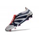 adidas Predator Tongue Elite FG Argent Mét Noir Rouge