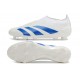 adidas Predator Elite Laceless FG Blanc Bleu