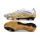 adidas Predator Elite Laceless FG Gris Or Blanc