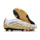 adidas Predator Elite Laceless FG Gris Or Blanc