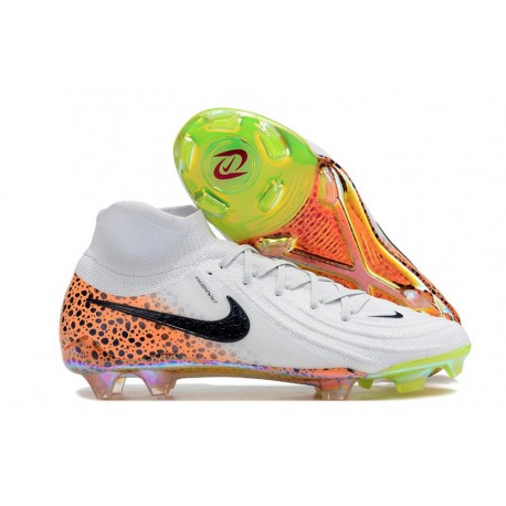 Nike Phantom Luna II Elite FG Blanc Noir Orange