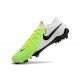 Chaussure Nike Phantom Gx 2 Elite Fg Blanc Vert Noir