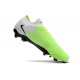 Chaussure Nike Phantom Gx 2 Elite Fg Blanc Vert Noir