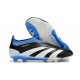 adidas Predator Elite Laceless FG Noir Blanc Bleu