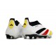 adidas Predator Elite Laceless FG Blanc Noir Rouge Jaune