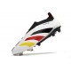 adidas Predator Elite Laceless FG Blanc Noir Rouge Jaune