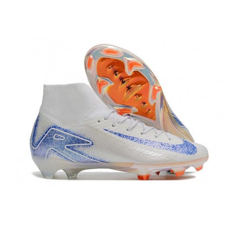 Chaussure Nike Mercurial Superfly 10 Elite FG Blueprint Blanc Bleu