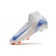 Chaussure Nike Mercurial Superfly 10 Elite FG Blueprint Blanc Bleu