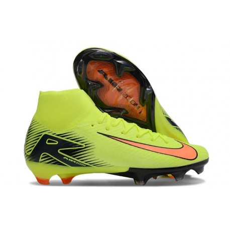 Chaussure Nike Mercurial Superfly 10 Elite FG Jaune Orange