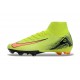 Chaussure Nike Mercurial Superfly 10 Elite FG Jaune Orange