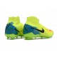 Chaussure Nike Mercurial Superfly 10 Elite FG Jaune Orange