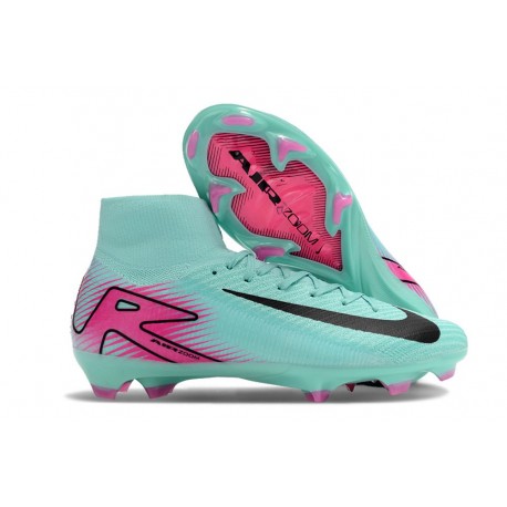 Chaussure Nike Mercurial Superfly 10 Elite FG Vert Noir Rose