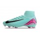 Chaussure Nike Mercurial Superfly 10 Elite FG Vert Noir Rose