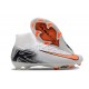 Chaussure Nike Mercurial Superfly 10 Elite FG Blanc Orange Noir