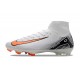 Chaussure Nike Mercurial Superfly 10 Elite FG Blanc Orange Noir