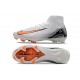 Chaussure Nike Mercurial Superfly 10 Elite FG Blanc Orange Noir