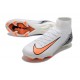 Chaussure Nike Mercurial Superfly 10 Elite FG Blanc Orange Noir