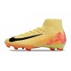 Chaussure Nike Mercurial Superfly 10 Elite FG Jaune Noir Rose