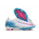 Nike Zoom Mercurial Vapor XVI Elite FG Blanc Bleu Rose