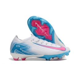 Nike Zoom Mercurial Vapor XVI Elite FG Blanc Bleu Rose