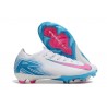 Nike Zoom Mercurial Vapor XVI Elite FG Blanc Bleu Rose