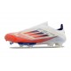 adidas F50+ Sans Lacets FG Advancement - Blanc Rouge Bleu