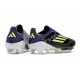 adidas F50+ Sans Lacets FG Fast Reborn - Violet Blanc Lucid Lemon