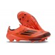 adidas F50+ Sans Lacets FG Rouge Noir