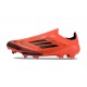 adidas F50+ Sans Lacets FG Rouge Noir