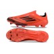 adidas F50+ Sans Lacets FG Rouge Noir